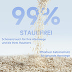 TopMeow Katzenstreu Tofu 4,6 kg (Pflanzliche Klumpstreu für Katzen, Staubarm & Geruchsbindend)